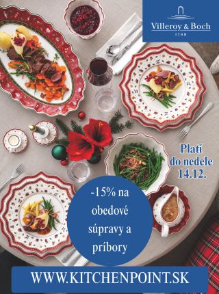 🎄Stolovanie s ikonickou vianočnou kolekciou Toy’s Delight od Villeroy & Boch🎄 Kúpite na pešej zóne, Dolná 10 v Banskej...